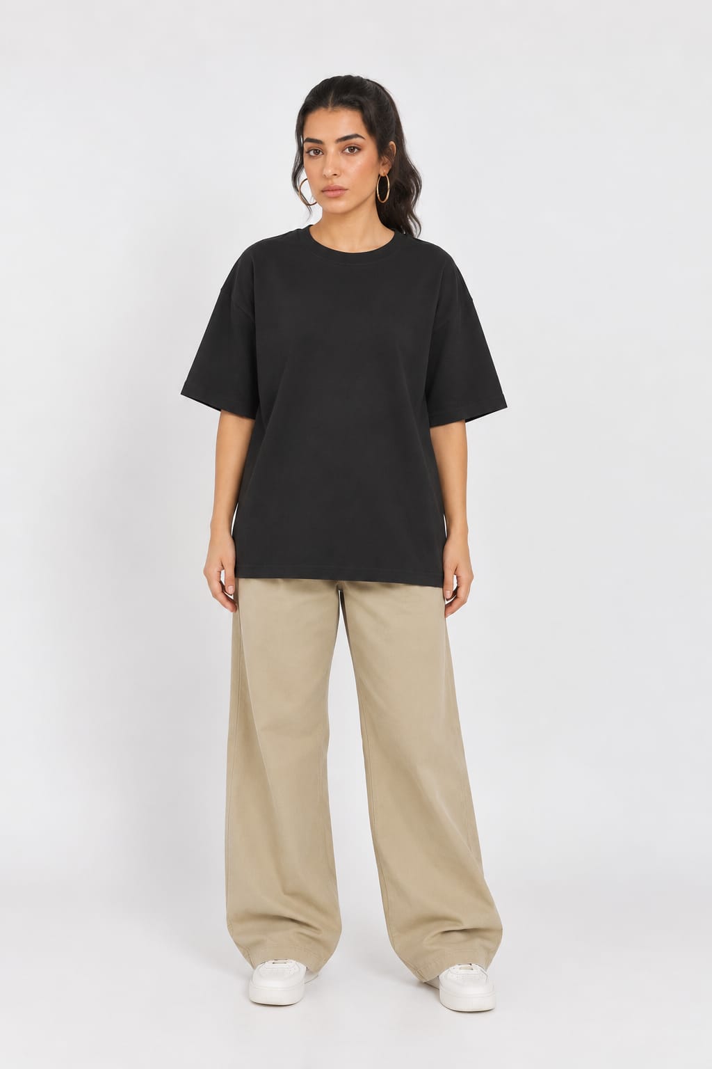 Honour & Respect Cricket Graphic Oversized Unisex Black T-Shirt