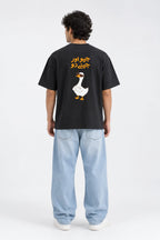 Jeo Aur Jeenay Do Oversized Unisex Urdu Graphic Black T-Shirt