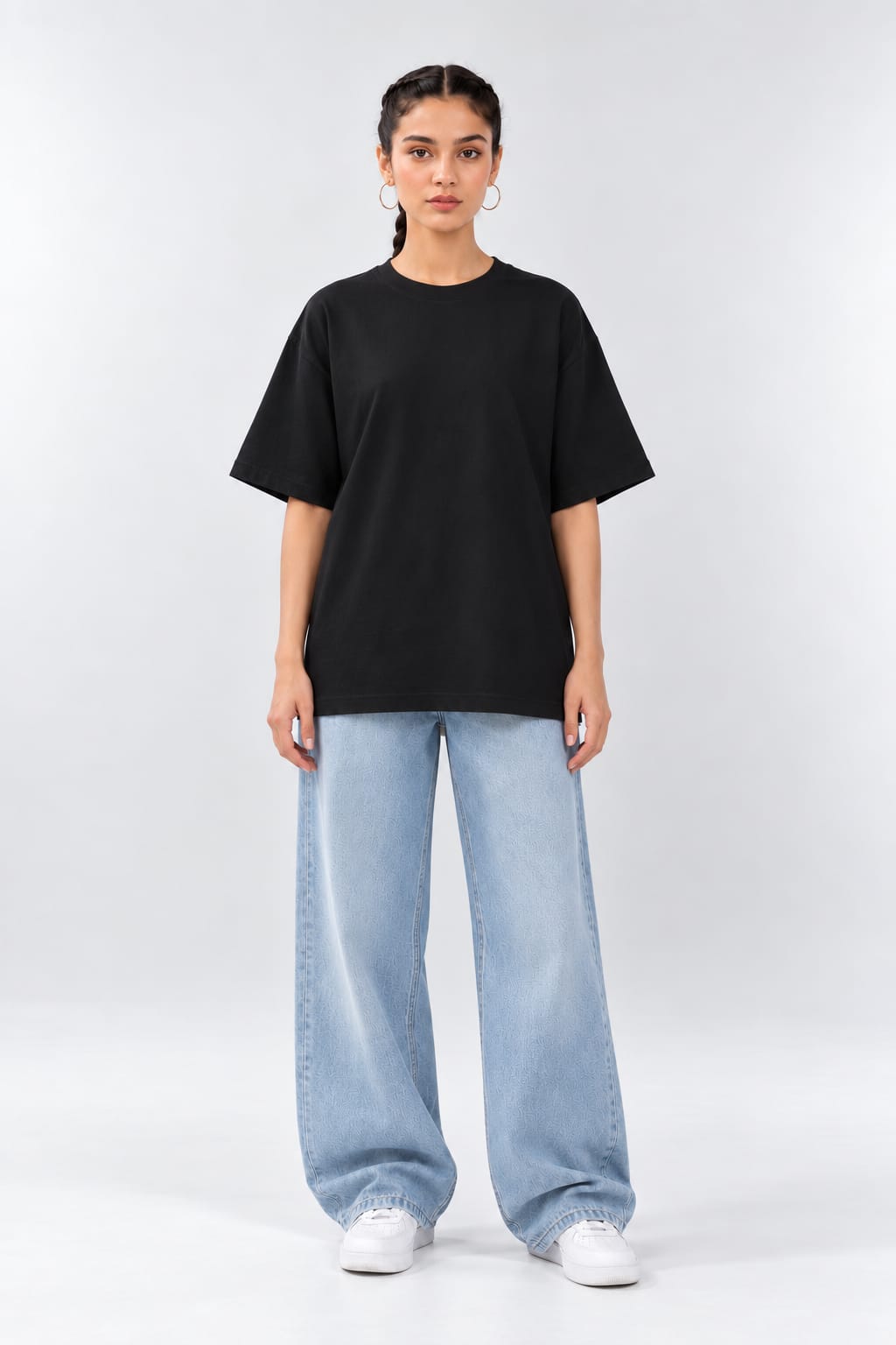 Meray Pesay Meri Merzi Oversized Unisex Urdu Graphic Black T-Shirt