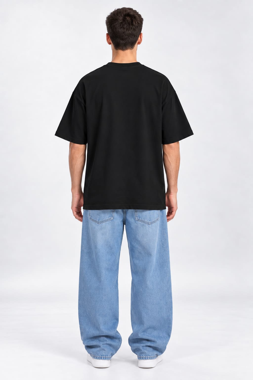 Choose Kindness Retro Block Oversized Unisex Black T-Shirt