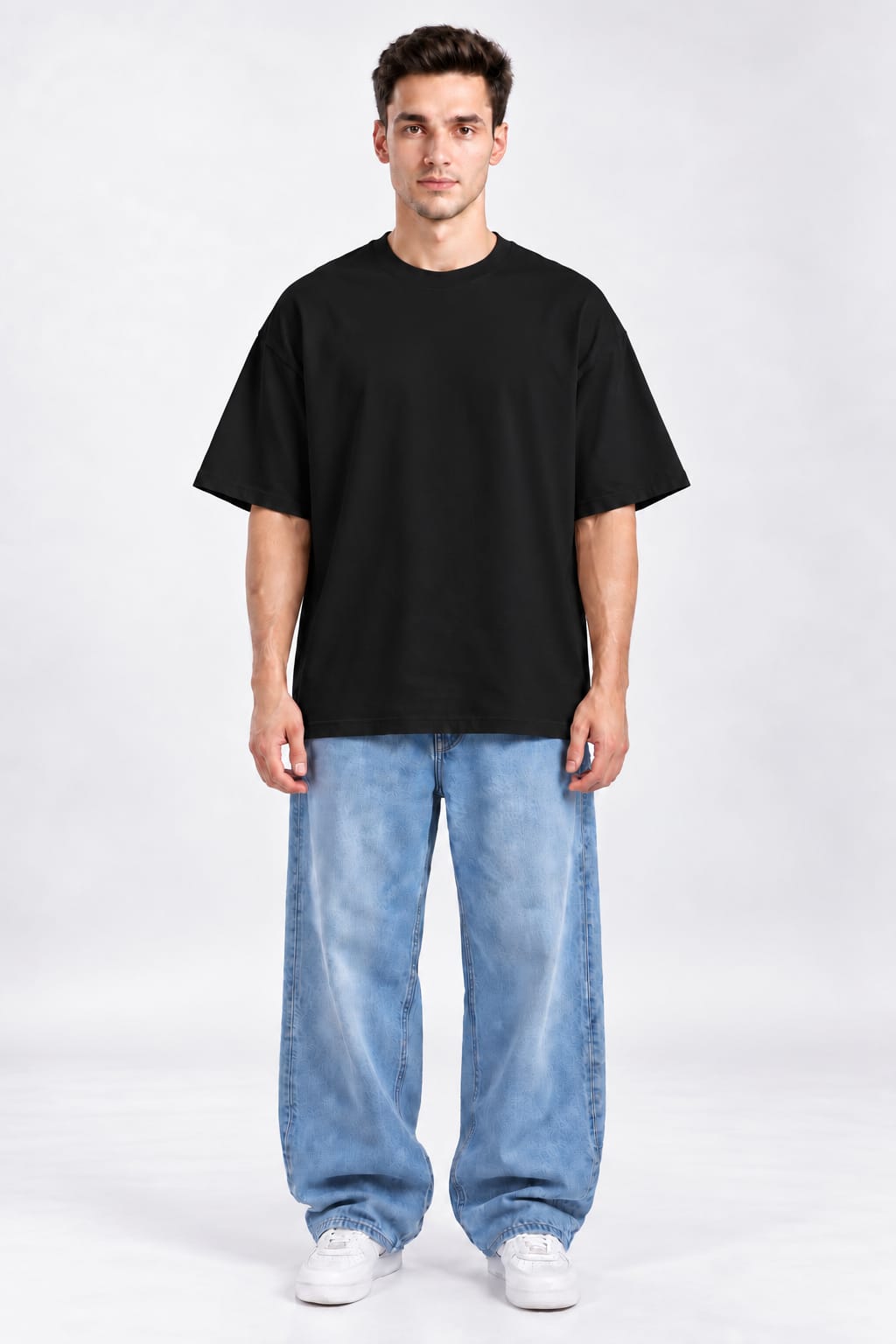 Jo Hoga Dekha Jaiga Oversized Unisex Urdu Graphic Black T-Shirt