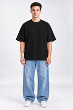 Jo Hoga Dekha Jaiga Oversized Unisex Urdu Graphic Black T-Shirt