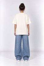 Desi Bride To Be Oversized Graphic Oatmeal Cream T-Shirt