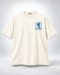 Stay Humble Hummingbird Oversized Unisex Graphic Oatmeal Cream T-Shirt