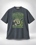 Cornered Tigers 1992 Graphic Oversized Unisex Grey T-Shirt