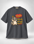 Ziada Sochna Sehat Ke Liay Muzir Hay Graphic Oversized Unisex Grey T-Shirt