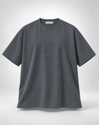 Deen Over Duniya Neon Graphic Oversized Unisex Grey T-Shirt