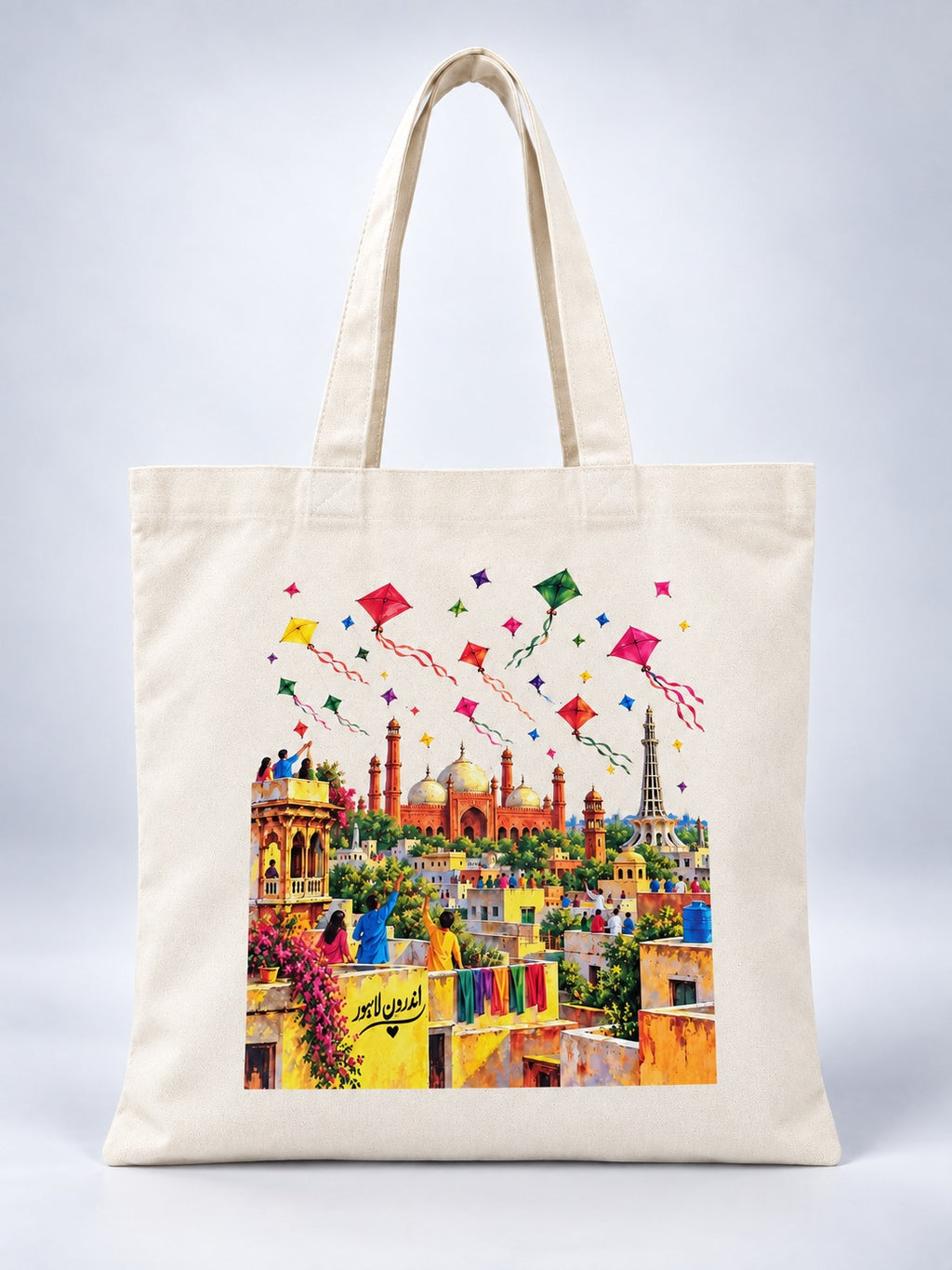 Androon Lahore Basant Canvas Tote Bag